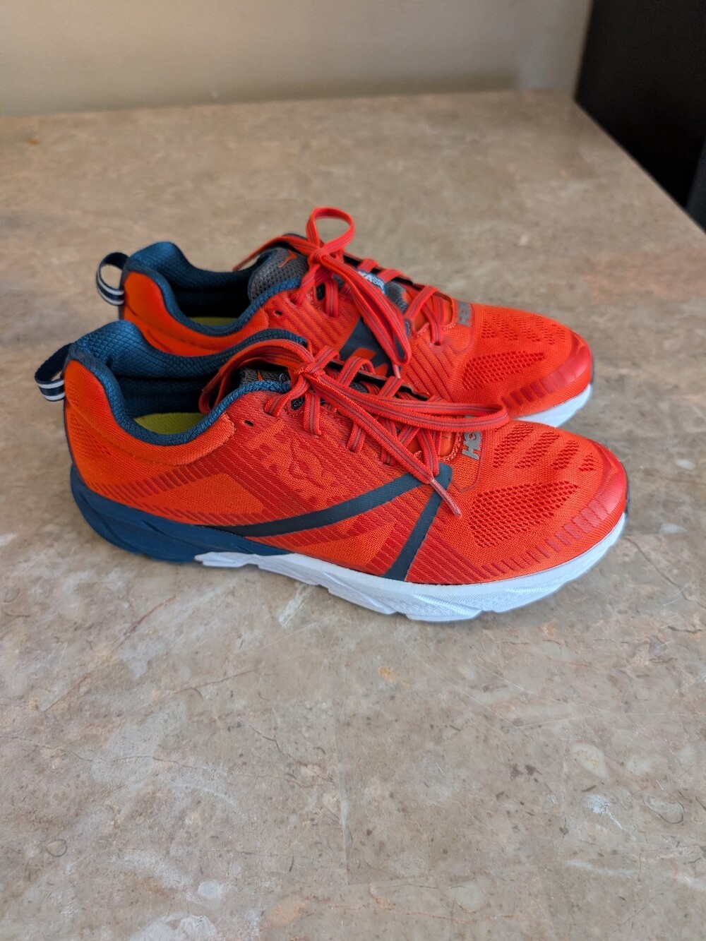 Hoka One One Tracer 2 Speed Running Shoes Navy Orange Men's Size 8 No Box